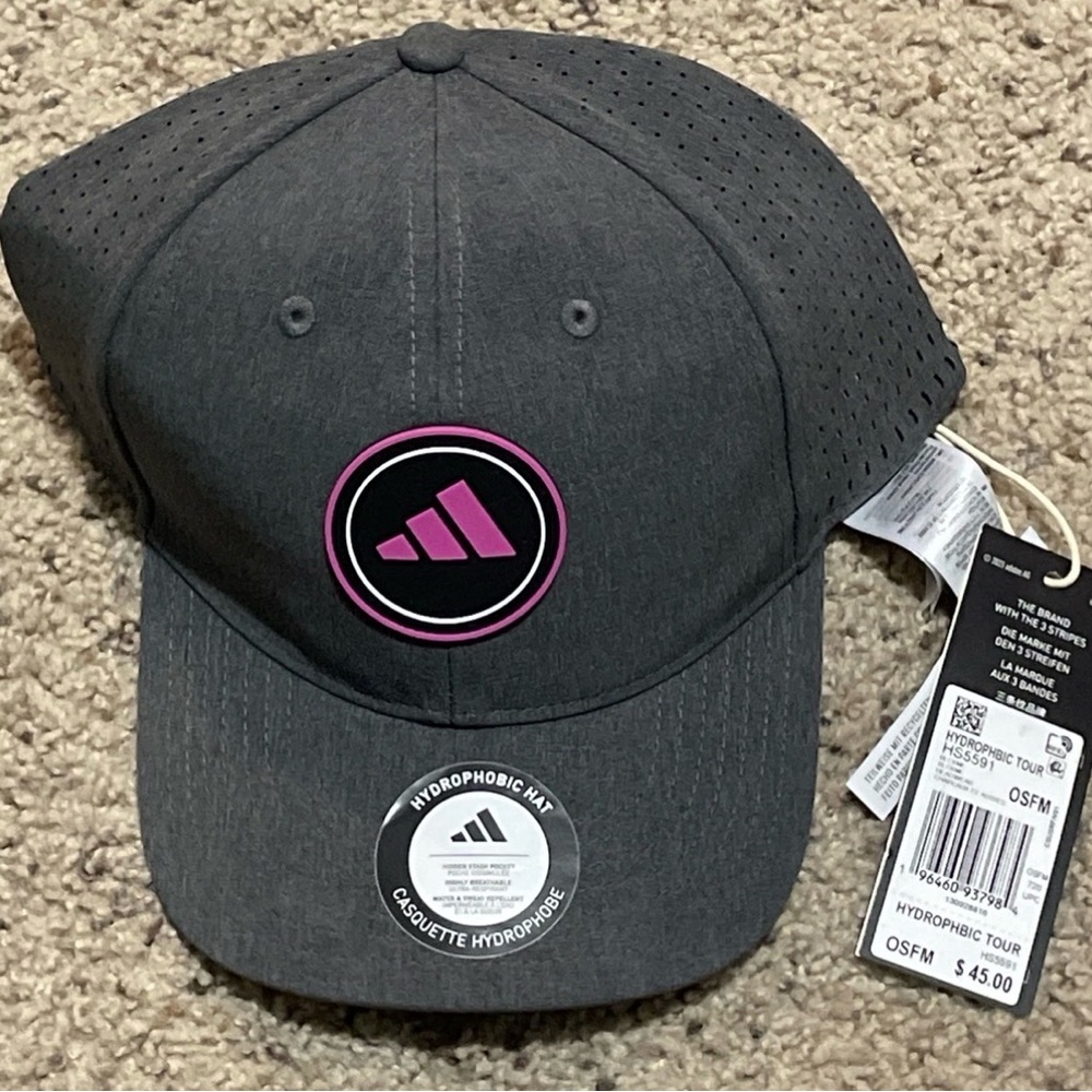 Adidas Dark Gray Hydrophobic Cap
